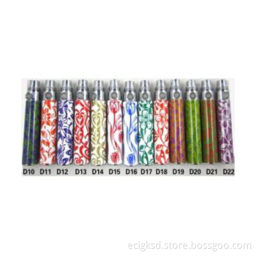 E cigarette eGO D with marble appearance 650/900/1100mAh available